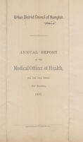 view [Report of the Medical Officer of Health for Hampton].