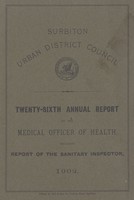 view [Report of the Medical Officer of Health for Surbiton].