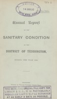 view [Report of the Medical Officer of Health for Teddington].