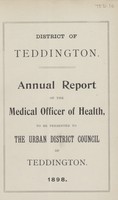 view [Report of the Medical Officer of Health for Teddington].