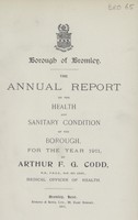 view [Report of the Medical Officer of Health for Bromley Borough].