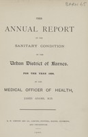 view [Report of the Medical Officer of Health for Barnes].