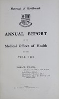 view [Report of the Medical Officer of Health for Southwark, Borough of].