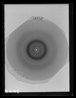 view X-ray diffraction exposure referenced as "Film No 1332. X-ray photograph"