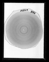 view X-ray diffraction exposure of RNA referenced as "E. Coli Microsomal RNA (1632)"