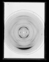 view X-ray diffraction exposure of DNA from Donald Marvin's pHD thesis referenced as "Marvin Thesis (Diagrams)"