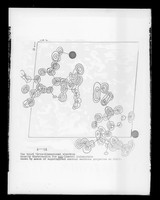 view Diagram of an electron-density map referenced as "Intermediate 3-D E.D distribution for epi-limonol iodoacetate"