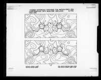 view Diagram captioned as "Fourier Difference synthesis for Watson-Crick DNA conformation with base pair displaced along the diad axis"  Referenced as "Difference synthesis Li DNA (model 1)"