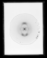 view X-ray diffraction exposure referenced as "RNA with 6, 7, 8th layer lines resolved. Film 3290"