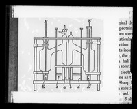 view Diagram referenced as "Tiselius electrophoresis apparatus"