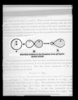 view Copy of a printed diagram referenced as "Boundary surfaces in the formation of an sp3 -hybrid atomic orbital"