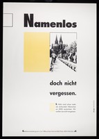 view Namenlos doch nicht vergessen : in Köln sind schon mehr als einhundert Menschen an AIDS verstorben. Wir wollen sie nicht vergessen : Gedenkveranstaltung am 4. Juni 1988 auf dem Heinrich-Böll-Platz / AIDS-Hilfe Köln.