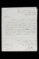 view Letters to Hall from Army and Ordnance Medical Departments, including letters from Dr. Andrew Smith, the DGAMS