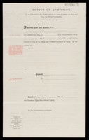 view Patient Certificates and Notices: Admission date 1883