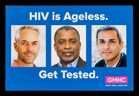 view HIV is ageless : get tested / GMHC.