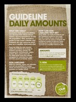 view Guideline daily amounts.
