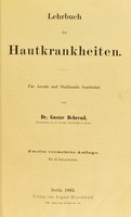 view Lehrbuch der Hautkrankheiten : für Aerzte und Studirende / von Gustav Behrend.