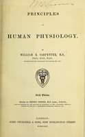 view Principles of human physiology / by William B. Carpenter.