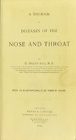 view A text-book of diseases of the nose and throat / by D. Braden Kyle.