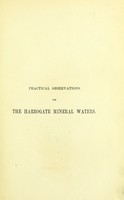 view Practical observations on the Harrogate mineral waters / by Andrew Scott Myrtle.