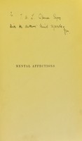 view Mental affections : an introduction to the study of insanity / by John Macpherson.