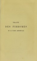 view Traité des fibromes de la paroi abdominale / par Léon Labbé et Charles Remy.