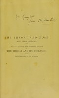 view The throat and nose and their diseases / Lennox Browne.