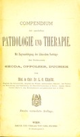 view Compendium der speciellen Pathologie und Therapie : mit Zugrundlegung der klinischen Vorträge der Professoren Skoda, Oppolzer, Duchek / von L.G. Kraus.