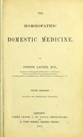 view The homoeopathic domestic medicine / by Joseph Laurie.
