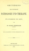 view Grundriss der speciellen Pathologie und Therapie : für Studirende und Ärzte / von Julius Schwalbe.