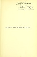 view Hygiene and public health / by Louis C. Parkes.