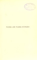 view Water and water supplies / by John C. Thresh.