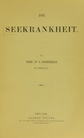 view Die Seekrankheit / von O. Rosenbach.