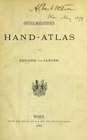 view Ophthalmoskopischer Hand-atlas / von Eduard von Jaeger.