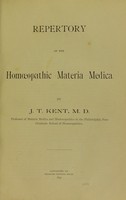 view Repertory of the homoeopathic materia medica / by J.T. Kent.