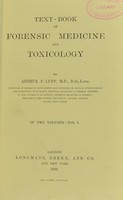 view Text-book of forensic medicine and toxicology / by Arthur P. Luff.