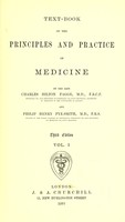 view Text-book of the principles and practice of medicine / by the late Charles Hilton Fagge and Philip Henry Pye-Smith.