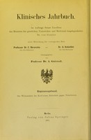 view Die Wirksamkeit des Koch'schen Heilmittels gegen Tuberkulose : amtliche Berichte der Kliniken, Polikliniken und Pathologisch-Anatomischen Institute der Preussischen Universitäten / mit einer Zusammenstellung der Berichtsergebnisse von Albert Guttstadt.