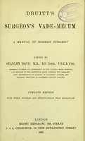 view Druitt's surgeon's vade mecum : a manual of modern surgery / [Robert Druitt].