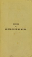 view Handboek der praktische geneeskunde / van Hermann Lebert ; naar den 2. hoogduitschen druk door A. Drielsma.