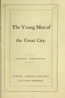 view The young men of the great city.
