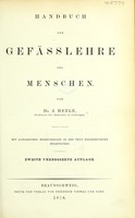 view Handbuch der Gefässlehre des Menschen / von J. Henle.