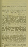 view Report to the General Board of Health on a preliminary inquiry into the sewerage, drainage, and supply of water, and the sanitary condition of the inhabitants of the town of Newton-Abbot / by George T. Clark, Superintending Inspector.