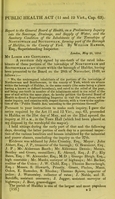 view Report to the General Board of Health on a preliminary inquiry into the sewerage, drainage, and supply of water, and the sanitary condition of the inhabitants of the townships of Northowram and Southowram / by William Ranger, Superintending Inspector.