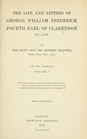 view The life and letters of George William Frederick, fourth earl of Clarendon, K.G., G.C.B.