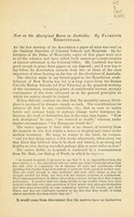 view Note on the aboriginal races of Australia : a paper read at the annual meeting of the National Association for the Promotion of Social Science, held at York, September, 1864.