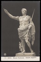 view Augustus Caesar. Photographic postcard, 190-.