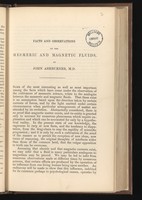 view Facts and observations on the mesmeric and magnetic fluids / [John Ashburner].