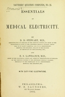 view Essentials of medical electricity / by D. D. Stewart and E. S. Lawrance.