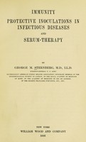 view Immunity, protective inoculations in infectious diseases and serum-therapy.